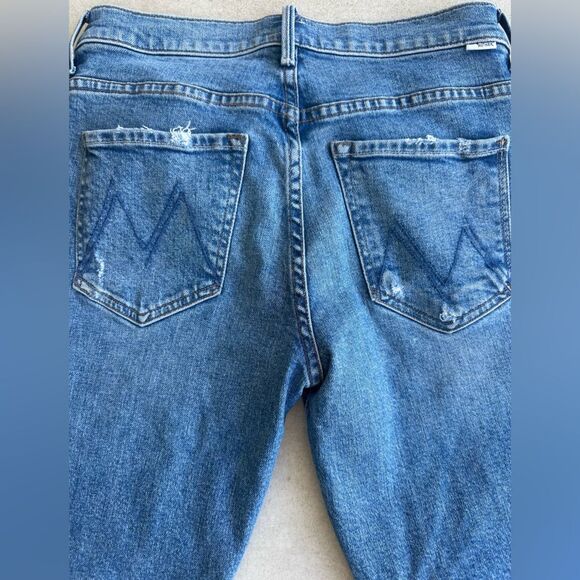 Mother Denim Insider Ankle Flare Bootcut Jeans in Bloom and Doom Size 27 - Picture 7 of 13